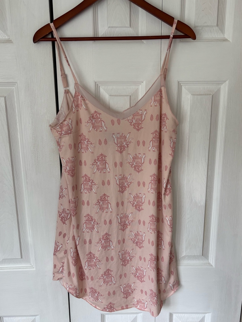 Rhapsody Noire Pink Spaghetti Strap Night Gown Size Medium